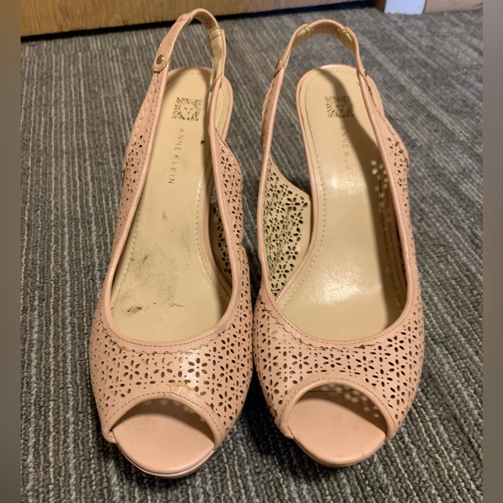 Anne Klein Peep Toe Heels